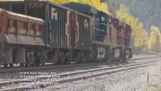 CP 8870 4462 Traverses Crowsnest Pass [upl. by Rozalin]