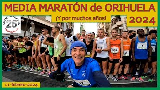 MEDIA MARATÓN DE ORIHUELA ¡Y por muchas más Domingo 11 de febrero running mediamaraton orihuela [upl. by Yenruoj]