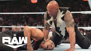 The Rock Roman Reigns Abuse Cody Rhodes amp Seth Rollins  WWE Raw Highlights 4124  WWE on USA [upl. by Namya]