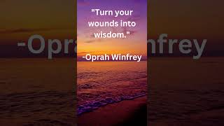 Transform Pain into Power  Oprah Winfrey’s Wisdom oprahwinfrey [upl. by Sell745]