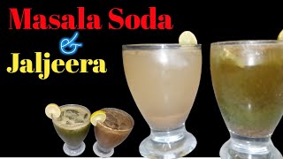 Masala Soda and jaljeera drink recipes  cooking with riz gee [upl. by Jaquenette272]