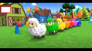 Baa Baa Black Sheep  Colourful sheep song  Cocoapple  Nursery Rhymes and kids songs [upl. by Culberson]