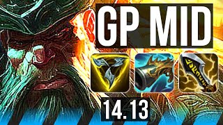 GANGPLANK vs SYNDRA MID  54k DMG 6 solo kills 1700 games  EUW Challenger  1413 [upl. by Ardnalahs]