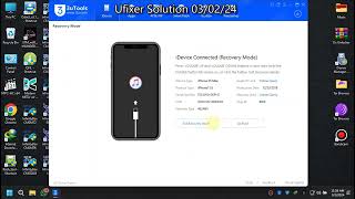 How to fix iPhone Xs Max error 1 Ufixer Solution 2024 iphoneerrorfix 3utools itunes [upl. by Atela]