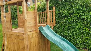 Climbing Frame Installer Dunster House Balcony Fort Climbing Frame [upl. by Marchak503]