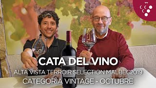 Cata del vino ALTA VISTA TERROIR SELECTION MALBEC 2019  Octubre Membresía Vintage [upl. by Merrie362]