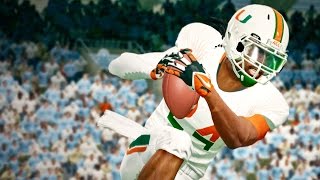 NCAA 14 Road to Glory Gameplay  QJB IN MIAMI Flashback Bridges Ep 12 [upl. by Turnheim90]