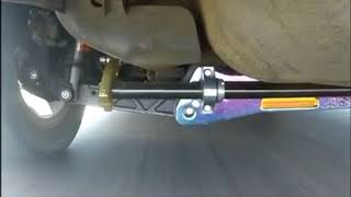 Eg Civic built rear suspension on track [upl. by Astor]