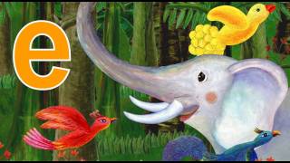 Learn the ABCs in LowerCase quotequot is for elephant and egg [upl. by Gus]