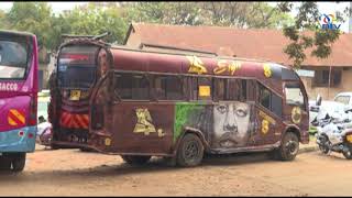 Matatu iliyogonga gari la polisi yakamatwa [upl. by Anomahs]