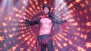 Male Belly dancer Dharmesh Naik dances to Afghan Jalebi and Filhall at Bellagio Colombo [upl. by Atekehs]