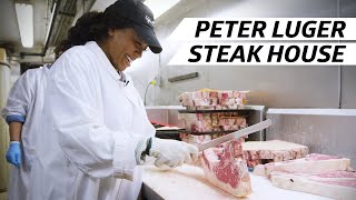 How Legendary NY Steakhouse Peter Luger Makes the Perfect Steak — Plateworthy with Nyesha Arrington [upl. by Leventis616]