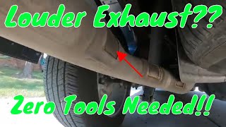 How to Delete Resonators on 2019 Silverado NO TOOLS NEEDED [upl. by Fasto]