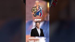 Cody Rhodes Talks About Vince McMahon Coming To His House wwe americannightmare aew [upl. by Nehpets]