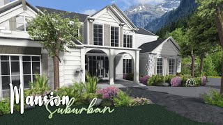 Suburban mansion  BLOXBURG [upl. by Theurich662]