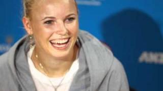 Caroline Wozniacki Funny Press Conference [upl. by Garibald241]