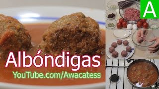 Albondigas en Salsa Chipotle Rellenas de Huevo Cocido Cocina Mexicana Recetas Faciles y Economicas [upl. by Mhoj]