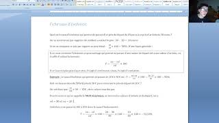 Taux dévolution et taux réciproque [upl. by Livia33]