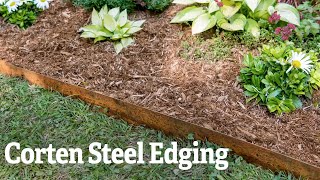 Corten Steel Edging  Gardeners Supply [upl. by Anigger174]