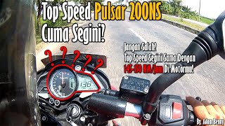 Top Speed Pulsar 200NS Cuma Segini  By Adam Benny [upl. by Malone]