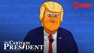 Cartoon Trump Gets Muted at the Final Debate Ep 316 Cold Open  Our Cartoon President  SHOWTIME [upl. by Narton]