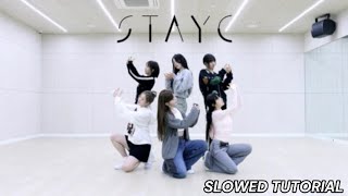 STAYC  ‘GPT’ Dance Practice Mirrored  Slowed Tutorial [upl. by Patrich766]