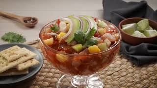 Ceviche con Salsa Casera con Chile Habanero Herdez® [upl. by Goulden]