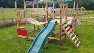 Climbing frame Wickey Smart Queen Article number 817498 Wickey Climbing Frame Installation UK [upl. by Lenci]