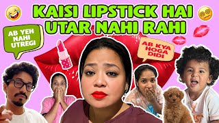 Kaisi Lipstick Hai Utar Nahi Rahi💄😩  Bharti Singh  Haarsh Limbachiyaa  Golla [upl. by Etan919]