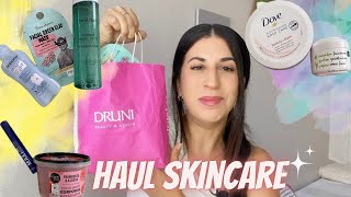 ✨HAUL SKINCARE MERCADONA DRUNI PRIMOR skincare cuidadodelapiel haul [upl. by Ilek]