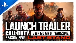 Call of Duty Vanguard amp Warzone  Season Five Last Stand Launch Trailer  PS5 amp PS4 Games [upl. by Atsahs]