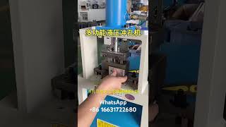 Corner Punch Punching machine Hydraulic punching machine [upl. by Ahseekal]