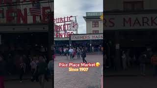 Pike Market Place😍 shorts pikeplacemarket family familyvlog [upl. by Okubo]