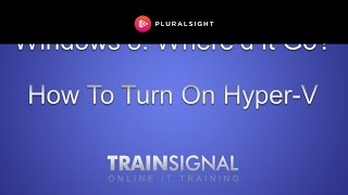 How to turn on HyperV in Windows 8 in less than 1 minute [upl. by Shull]