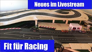 Aus dem Livestream Neues von der Carrera digital 132  124 Bahn Talk und paar Runden drehen [upl. by Tessi]