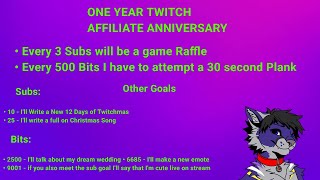 Boet has been a Twitch affiliate for one year 11102024 [upl. by Roydd715]