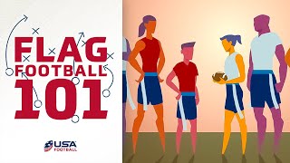 Flag Football 101 – Learn how to play Flag Football 🚩 🏈 [upl. by Eissed824]