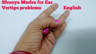 Shunya Mudra for Ear problems Pain Vertigo tinnitusdeafness English [upl. by Verdie]