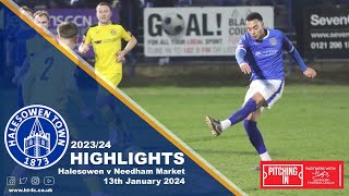 HIGHLIGHTS  Needham Market v Halesowen 130124 [upl. by Sheilah]