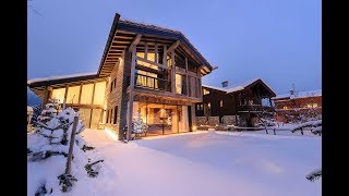 Courchevel Chalet Luxe  Ski Resort with Drone by LuxVacation [upl. by Nwhas706]