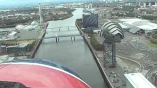 Cockpit View Of Seaplane Landing on the River Clyde [upl. by Kcajyllib171]