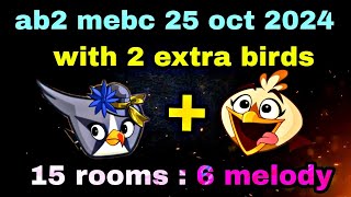 Angry birds 2 mighty eagle bootcamp Mebc 25 oct 2024 with 2 extra birds silvermelodyab2 mebc today [upl. by Nauhs401]