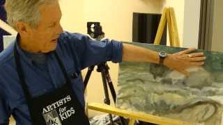 Bob Bateman Painting Demo at SKB Workshop 2013 [upl. by Anaitit331]