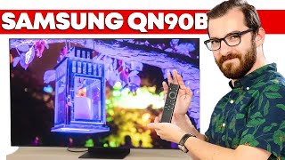 Samsung QN90B Review  Impressive 2022 QLED TV [upl. by Laforge]