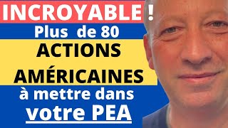 💥Découvrez la liste des 88 actions américaines éligibles au PEA [upl. by Nelleus]