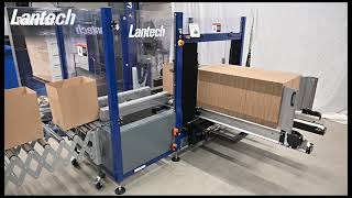 Lantech C300 Case Erector  Box Automation  Macfarlane Packaging [upl. by Nit]