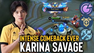 KARINA 1VS5  THE MOST INTENSE COMEBACK EVER  SAVAGE [upl. by Thorley]