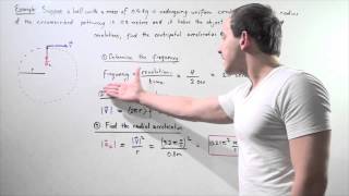 Centripetal Acceleration Example  1 [upl. by Nywra]