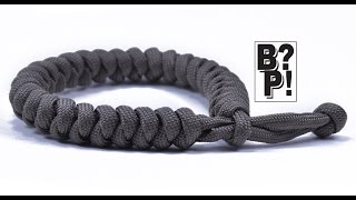 Make the quotSnake Knotquot Paracord Bracelet w Mad Max Style Closure  BoredParacordcom [upl. by Nayr45]