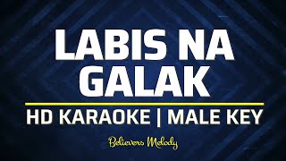 Labis na Galak  KARAOKE  Male Key C [upl. by Arun2]